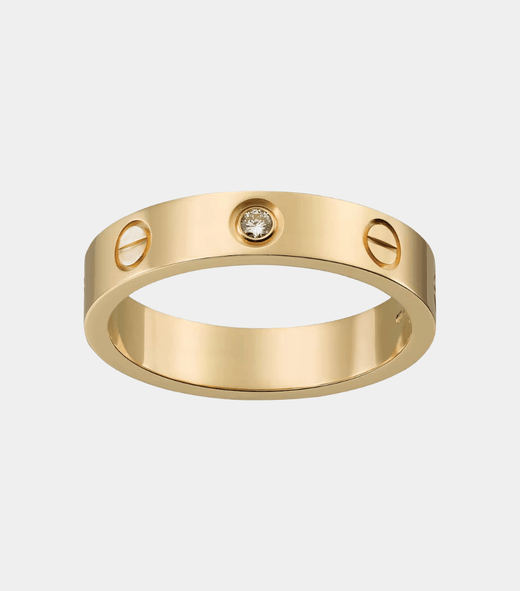 Love Ring Eternity Statement Band Piece 18k Gold With Diamonds
